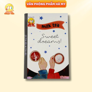 Tập Sinh Viên Thuận Tiến Milk Tea 200 Trang – Vở 4 Ô Ly Ngang, Giấy 80gsm