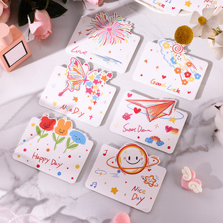 Thiệp Mini Cute Hoạt Hình Chúc Mừng Dễ Thương Sweet Dream Happy Day Good Luck Timo GQ48