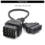 POP Hạng Nặng Xe Tải Chẩn Đoán Chuyển Đổi Cáp Dây 12Pin Đến 16Pin Phù Hợp Cho GAZ Bảo Trì Xe Lỗi Phát Hiện