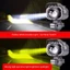 Đèn led xe máy Đèn pha xe điện Mạch xa gần ánh sáng Tangent Lens Đèn pha bên ngoài Pin siêu sáng Đèn pha ô tô
