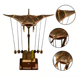 Artisan Gỗ Manta Ray Automaton DIY Marine Mô Hình Sinh Học Trang Trí Thủ Công Manta Ray Điêu Khắc Cho Văn Phòng Tại Nhà Bàn sonlekvn