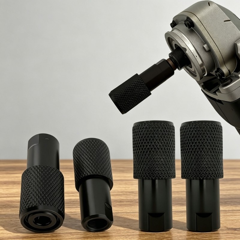 Bộ chuyển đổi máy mài góc trọng lượng nhẹ HL Chuyển đổi sợi M10 sang tiêu chuẩn 6 35Mm Phụ kiện kích thước chuôi lục giác cho máy khoan bước
