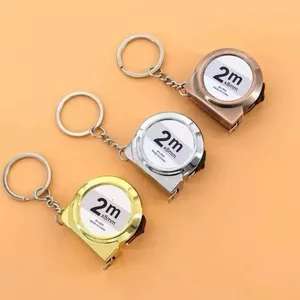 ￼Móc Khóa Thước Đo Mini, Thước Đo 2 Mét Có Thể Thu Gọn, Dụng Cụ Đo Di Động. C87 SHOP