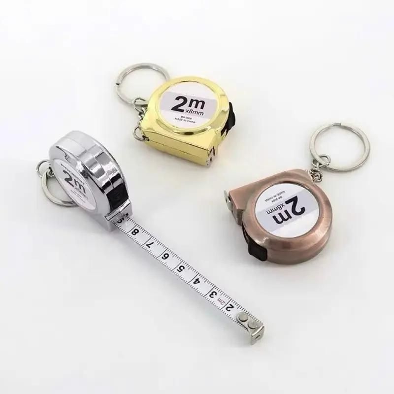 ￼Móc Khóa Thước Đo Mini, Thước Đo 2 Mét Có Thể Thu Gọn, Dụng Cụ Đo Di Động. C87 SHOP