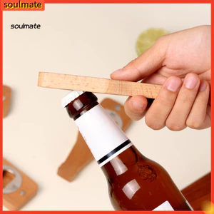Linh hồn| Dụng cụ mở nắp chai Hình chai Dụng cụ mở chai bia Dụng cụ mở chai bằng gỗ Nam châm tủ lạnh – Dụng cụ mở chai bia cho văn phòng tại nhà Trang trí tủ khóa nhà bếp – Bền bỉ