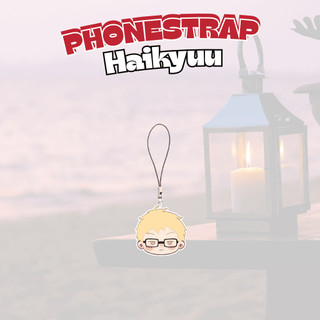 Dây treo điện thoại/phonestrap HAIKYUU mica acrylic dây móc khóa tiện lợi xinh xắn