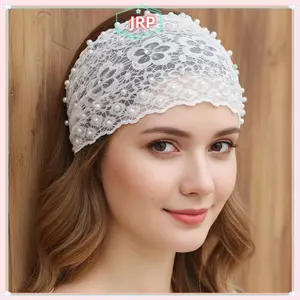 Dây buộc tóc hoa viền rộng đính cườm JRP dành cho nữ Thích hợp cho lễ kỷ niệm và mặc công sở JRP