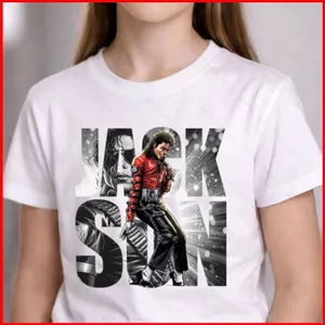Áo thun GC1 Michael Jackson 2026 KING OF POP 110cm-6XL áo thun ngắn tay GC1