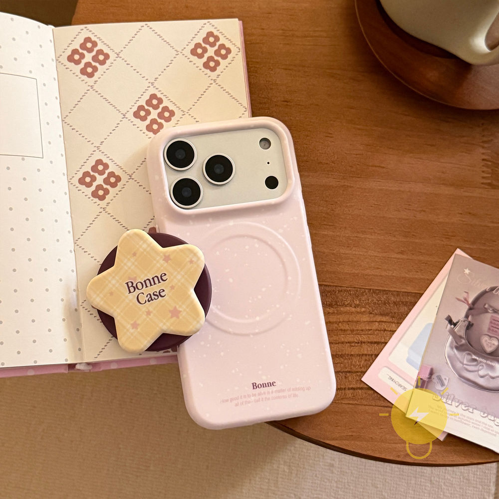 Phone Case For iPhone 17 Pro Max 16 15 14 13 with Griptok TPU Matte Magnetic with Griptok Soft Aesthetic Korean Cute