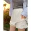 Niche Design Trắng Ren Culottes Nữ Mùa Xuân Muối Series Tất Cả Trận Đấu Mỏng Hơn Nhìn Váy