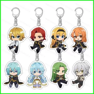 HT3 Wistoria: Cây đũa phép và thanh kiếm Móc khóa Acrylic Elfaria Albis Serfort Mặt dây chuyền Phụ kiện Anime Ngoại vi TH3