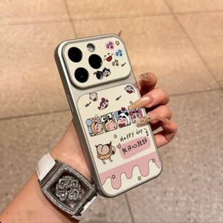 Hạnh Phúc Crayon Shin Chan Điện Thoại Trường Hợp Cho iPhone 17 16 15 14 13 12 11 Pro Max X Xr Xs Max