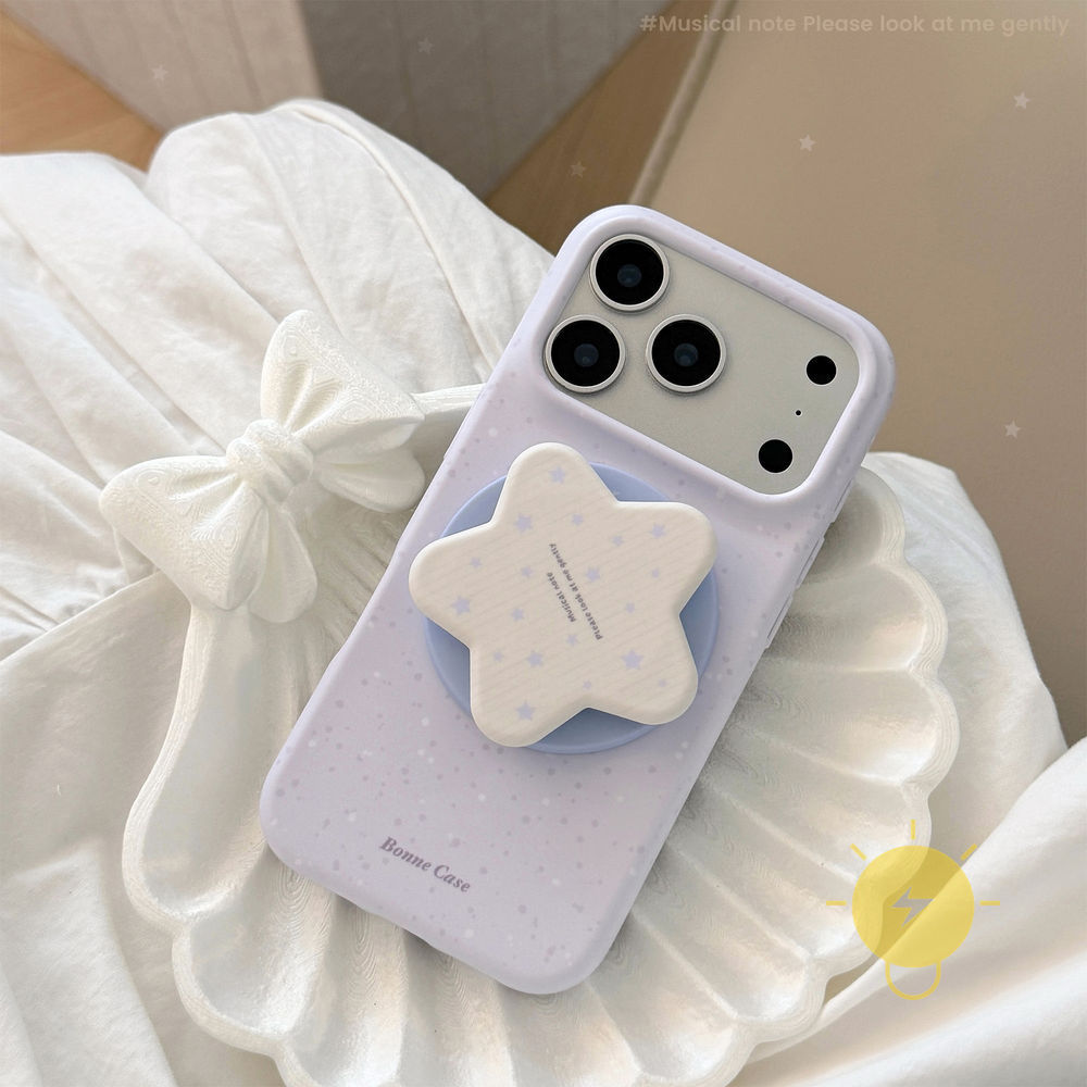Phone Case For iPhone 17 Pro Max 16 15 14 13 with Griptok TPU Magnetic Splash-ink with Griptok Soft Aesthetic Korean Cute