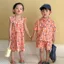 Bộ áo sơ mi mùa hè cho trẻ em Váy bé đi biển
