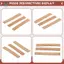10 Chiếc Clarinet Joint Cork Sheet Nhạc Cụ Sax Phụ Kiện Sửa Chữa Bộ Thay Thế, 9.1X1.3X0.2Cm