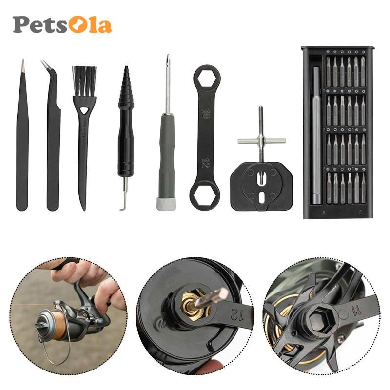 Bộ phận sửa chữa máy câu cá đa năng bằng thép không gỉ, phù hợp cho tay cầm và cuộn