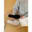 TT Phiên Bản Hàn Quốc Da Thật Chính Hãng Chấm Bi Flip-Flops Nữ Mùa Hè Đế Bằng Giày Đi Biển Kỳ Nghỉ Dép Thường Ngày Dép Gia Đình