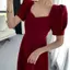 <![CDATA[Đầm ôm body cao cấp với eo hẹp và nơ dây - Phù hợp cho các fan của phong cách Triều Tiên]]>