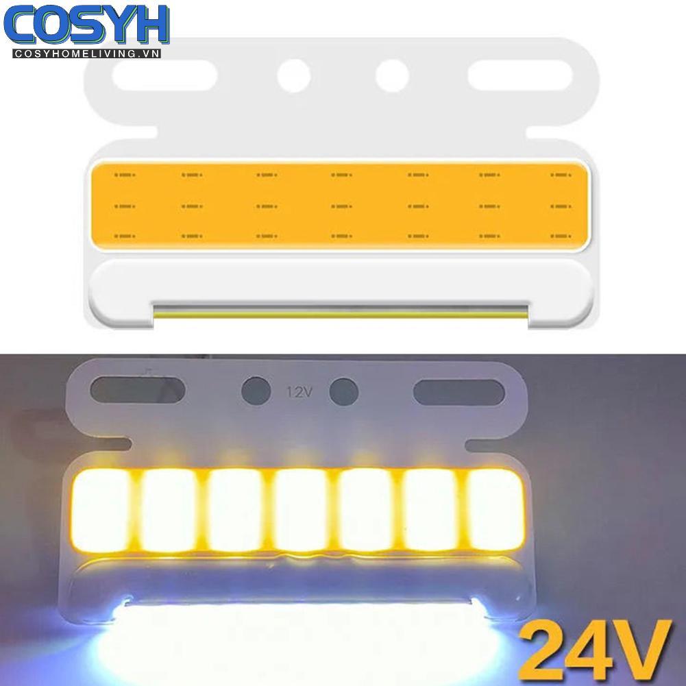 <cosyh>24V Marker Lamp Chrome Polish Finish Direct Replacement For 24V Trailers