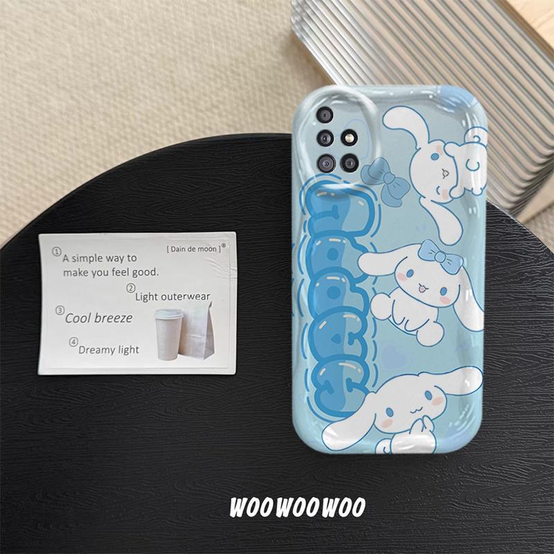 Ốp Lưng Cho Samsung Galaxy A51 4G A515F A31 4G Phim Hoạt Hình Kem Sanrio Cặp Đôi Mềm TPU 3D Sóng Silicon Vỏ Điện Thoại