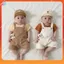 Bộ quần áo yếm đũi cho bé trai bé gái mặc hè bodysuit áo liền quần bé sơ sinh SLH151