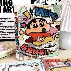 Bản gốc Crayon Shin-Chan Classmate Record Hoạt Hình Dễ Thương Tốt Nghiệp Học Sinh Kỷ Lục Lớp Sáu Trung Học Cơ Sở Tin Nhắn Sách 4.22