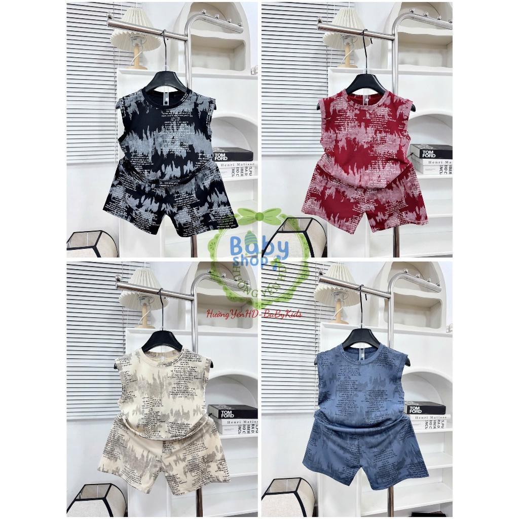Sét đồ cho bé 7-50kg COMBO 4Bộ/4màu mẫu CHỮ LOANG SIÊU ĐẸP DÀNH CHO BÉ UNISEX NAM NỮ.Đủ size 7-50kg