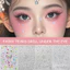 【Roshy】Hình dán mắt hình yêu tinh giọt nước mắt kim cương lấp lánh phụ kiện chụp ảnh hình dán mặt. đá quý Giáng sinh
