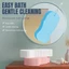 【Roshy】Bé Tắm Ba chiều Bọt biển Bọt biển tắm Họa tiết vảy cá Bọt biển tắm