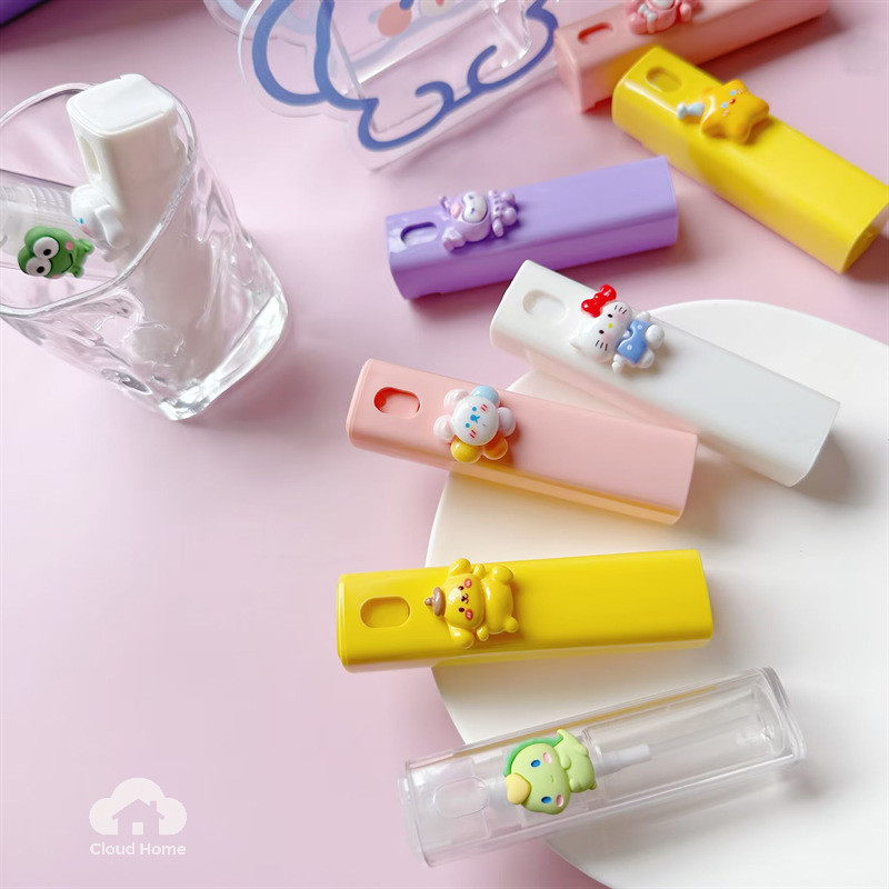 🌤️COD🌤️CHAI XỊT NƯỚC HOA MINI 10ml/ CHAI XỊT PHUN SƯƠNG HÌNH CHỮ NHẬT CHARM SANRIO