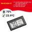 Ẩm kế điện tử, Nhiệt kế Mini, Đồng hồ đo độ ẩm nhiệt độ 2in1 Đo chính xác cao-TOOLIX