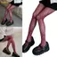 Pealike Nữ Màu Sheer Fishnet Quần Vintage Bướm Lưới Quần Vớ