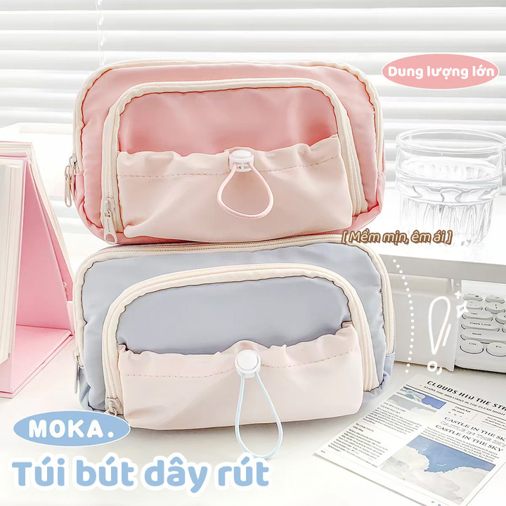 Túi Đựng Bút Hộp Bút Bằng Vải Cute, Thiết Kế Dễ Thương Nhiều Ngăn, Bút Chì Cho Bé Gái, Dụng Cụ Học Sinh Văn Phòng Phẩm