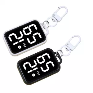 Màn hình kỹ thuật số LED Móc khóa bỏ túi Đồng hồ ba lô Phụ kiện Đồng hồ kỹ thuật số di động dành cho học sinh Người lớn Cuộc họp mueadsyvn