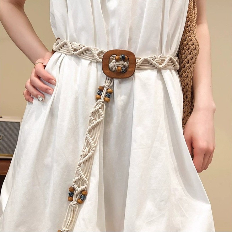 Đầm dây xích bohemian retro với thiết kế dân tộc và phong cách Trung Hoa mới lạ