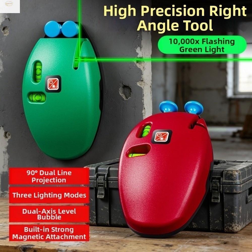 Laser dòng hồng ngoại SILKPULSE, Mức laser dọc có độ chính xác cao chạy bằng pin, Chùm tia đỏ / xanh khoảng cách dài Góc 90 độ Góc phải Ứng dụng tường mức bong bóng