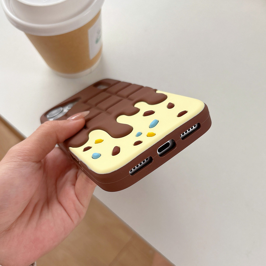 Sáng Tạo Mô Phỏng Kẹo Chocolate iphone17 Apple 16 Thích Hợp Cho 14 / 15pro max Ốp Điện Thoại Chống Sốc 13