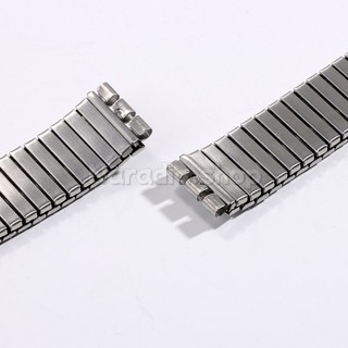 17 / 20mm cho Swatch Dây đeo đồng hồ bằng thép không gỉ đàn hồi để mở rộng kinh doanh Dây đeo đồng hồ kim loại cho nam nữ thay thế