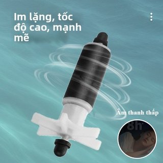 Máy bơm lọc bể cá chìm bể cá Máy làm sạch nước oxy yên tĩnh ABS nước ngọt biển