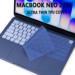 Vỏ bàn phím TPU pha lê màu mới cho Macbook Neo 13 A3404 2026 Air 13 15 M5 M4 M3 M2 A3448 A3449 Pro 14 16 inch M1 A3112 A2991