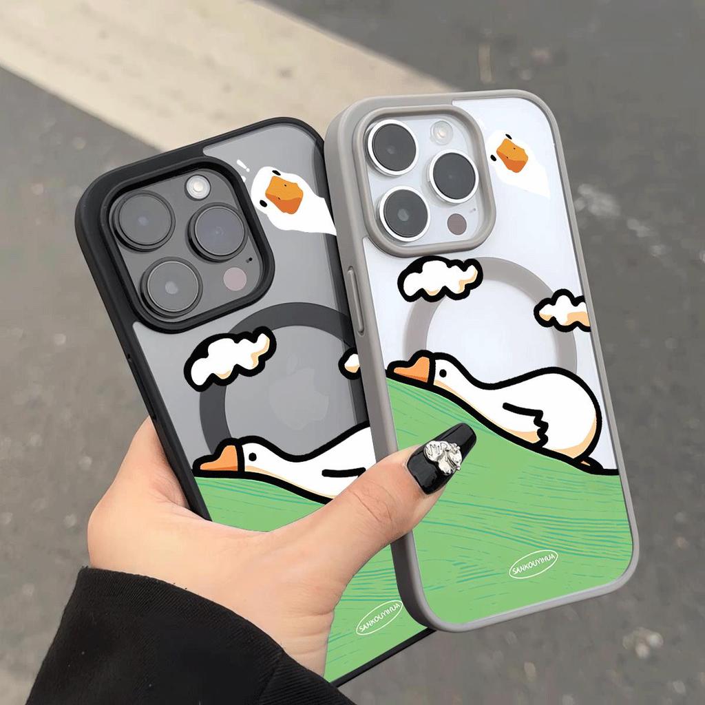 Mùa xuân vịt Đối với iPhone 17PROMAX nrịxu hợp điện thoại 16/15 rõ ràng hút từ 14/13/12