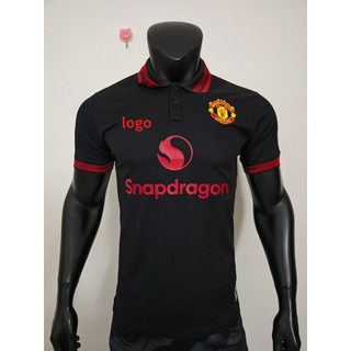 2026 – 27 Áo đấu phiên bản cầu thủ thông thường của Manchester United (Đen) – Tùy chỉnh theo tên & số của bạn, Vải thoáng khí cao cấp, Có sẵn S – 2XL