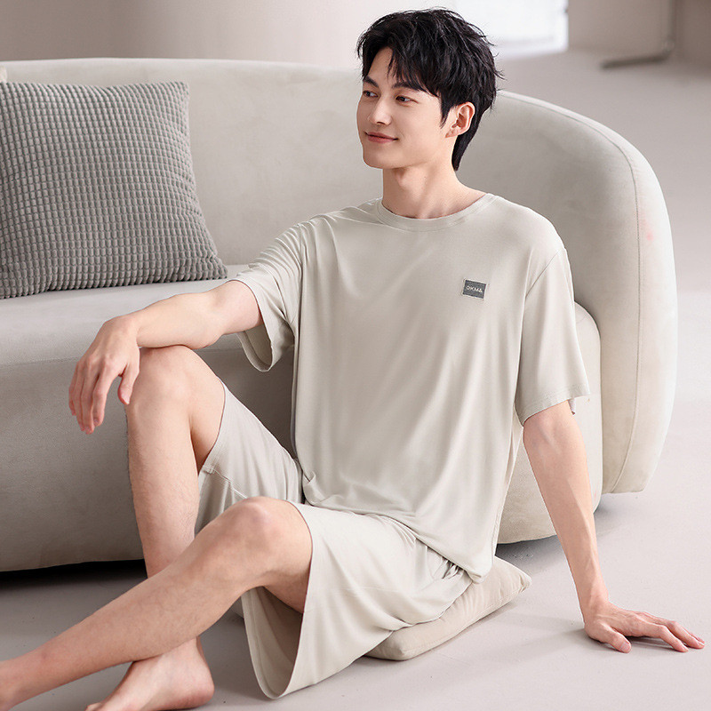 Bộ đồ ngủ Modal nam thoáng khí, phù hợp mùa xuân hè