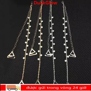 Dây đeo áo ngực kim loại DUSKGLOW điều chỉnh được, thiết kế mặt sau sang trọng