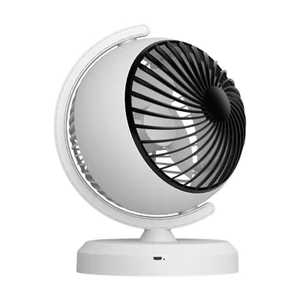 Quạt nhỏ hình quả cầu đa chức năng Yoo có đèn chiếu sáng Thích hợp để sử dụng ban đêm