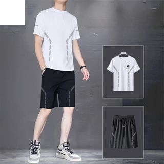 Đồ Bộ Quần Áo Thể Thao Nam Mùa Hè Chất Thun Lạnh Co Giãn 4 Chiều Gía rẻ  015