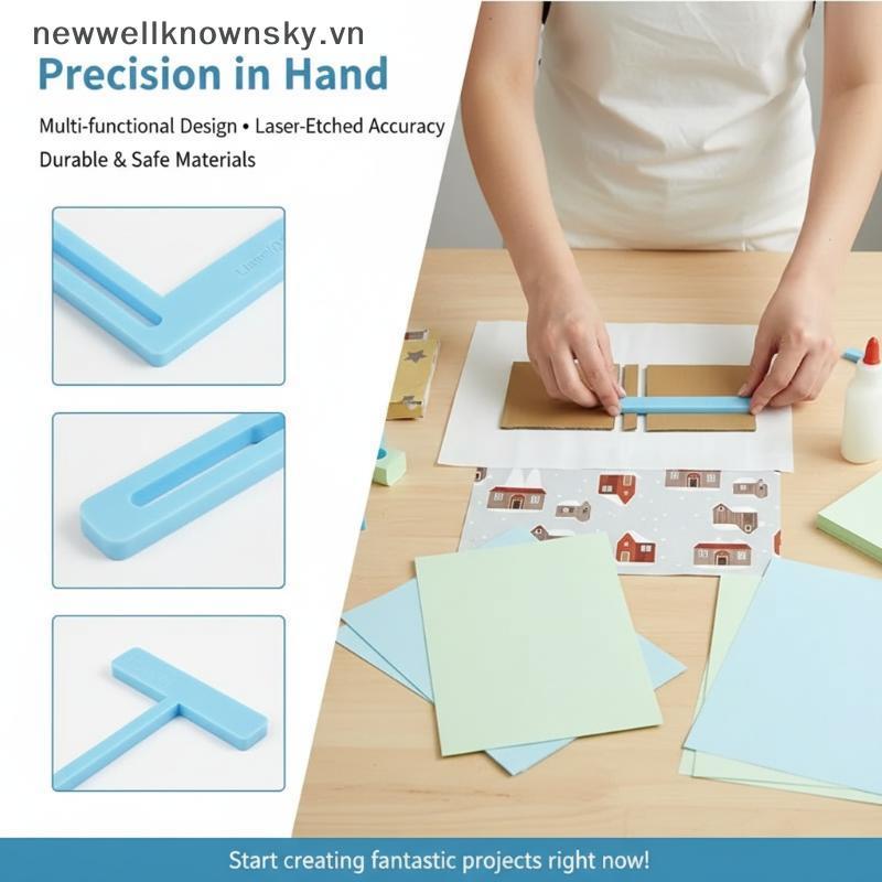 Bộ 6 dụng cụ đóng sách DIY thêu tay cho người mới bắt đầu, stencil dễ dùng cho sổ tay, album, nhật ký, thủ công