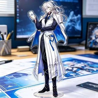 Yaoguang Jing Yuan ChaPanda Anime Hình Honkai Ngôi Sao Đường Sắt Đồ Chơi Nhân Vật Người Phụ Nữ Hoạt Hình Hành Động Đứng Mô Hình Búp Bê Đồ Chơi Acrylic Quà Tặng
