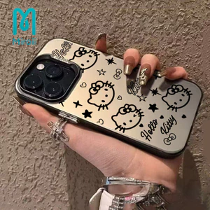 Ốp lưng iPhone Kitty cho 17 16 15 14 13 12 11 Pro Pro Max 6 6S 7 8 Plus X XS XR XS Max SE 2020 2022 Ốp lưng TPU mềm