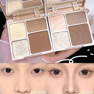 JRP Bốn Màu Điểm Nổi Bật Bảng Mặt Matte Shadow Lâu Dài Phát Sáng Sáng Đường Viền Shimmer Powder 3D Mũi Mỹ Phẩm JRP
